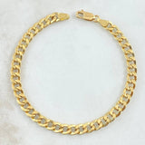 Pulso Cubano 5.4gr / 21cm / 5.7mm Oro Amarillo +0 18K *