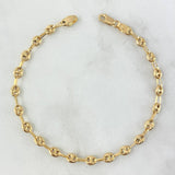 Pulso GC 2.85gr / 19cm / 3.4mm Liso Oro Amarillo 18K