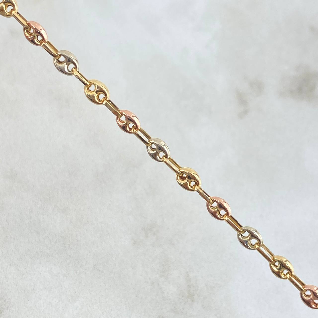 Pulso GC 2.3gr / 19cm / 3.3mm Liso Tres Oros 18K