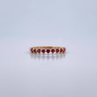 Anillo Churumbela 1.4gr / T6 / Rubies 27 Pts Oro Amarillo 18K (Joya) &