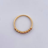 Anillo Churumbela 1.4gr / T6 / Rubies 27 Pts Oro Amarillo 18K (Joya) &