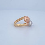 Anillo Tu y Yo 2gr / T7 1/2 / Oro 18K $
