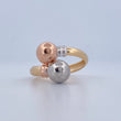 Anillo Tu y Yo 1.95gr / T6 3/4 / Oro 18K $