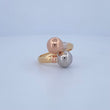 Anillo Tu y Yo 2.8gr / T7 3/4 / Oro 18K $