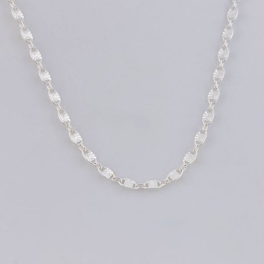 Cadena Plana Diamantada 2.65g / 45cm / 2.3mm Plata 925