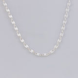 Cadena Plana Diamantada 3.1g / 51cm / 2.3mm Plata 925