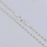Cadena Plana Diamantada 2.65g / 45.5cm / 2.3mm Plata 925