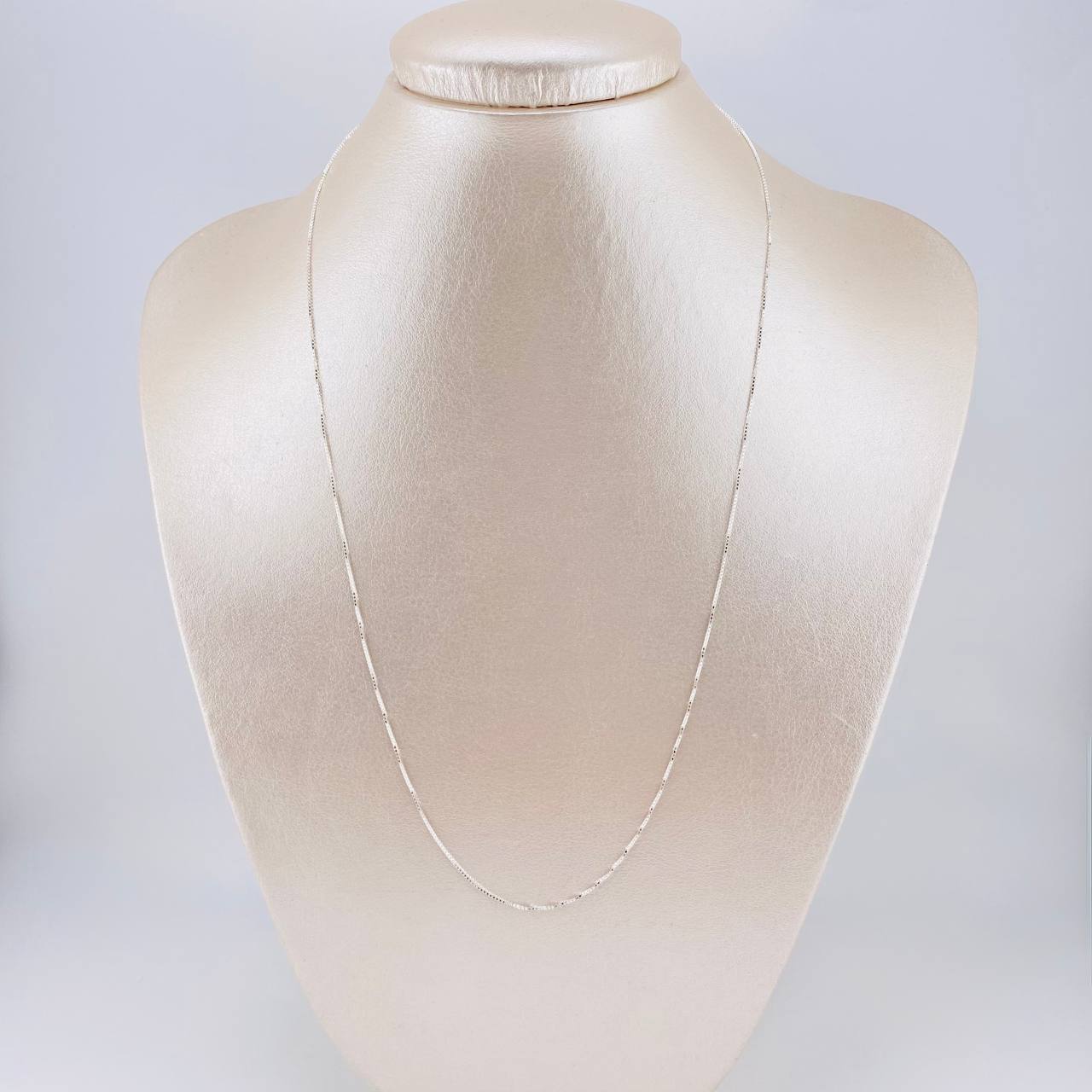Cadena Veneciana 1.15g / 45cm / 0.8mm Plata 925