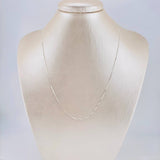 Cadena Veneciana 1.2g / 45cm / 0.8mm Plata 925