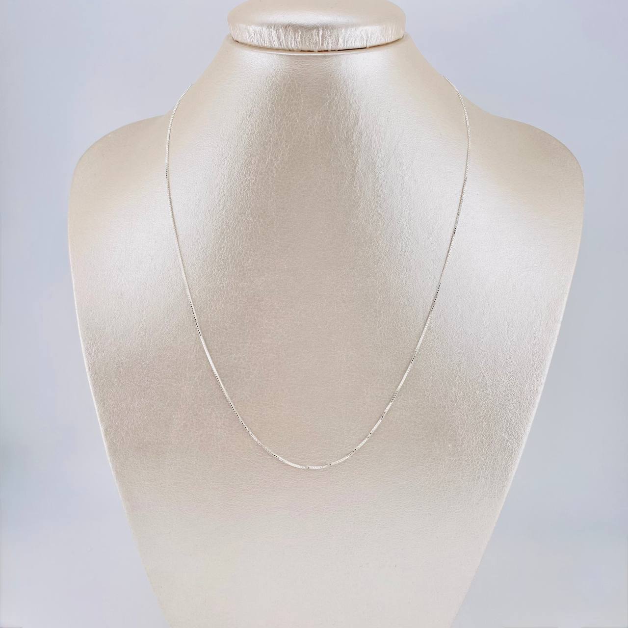 Cadena Veneciana 1.15g / 45cm / 0.8mm Plata 925