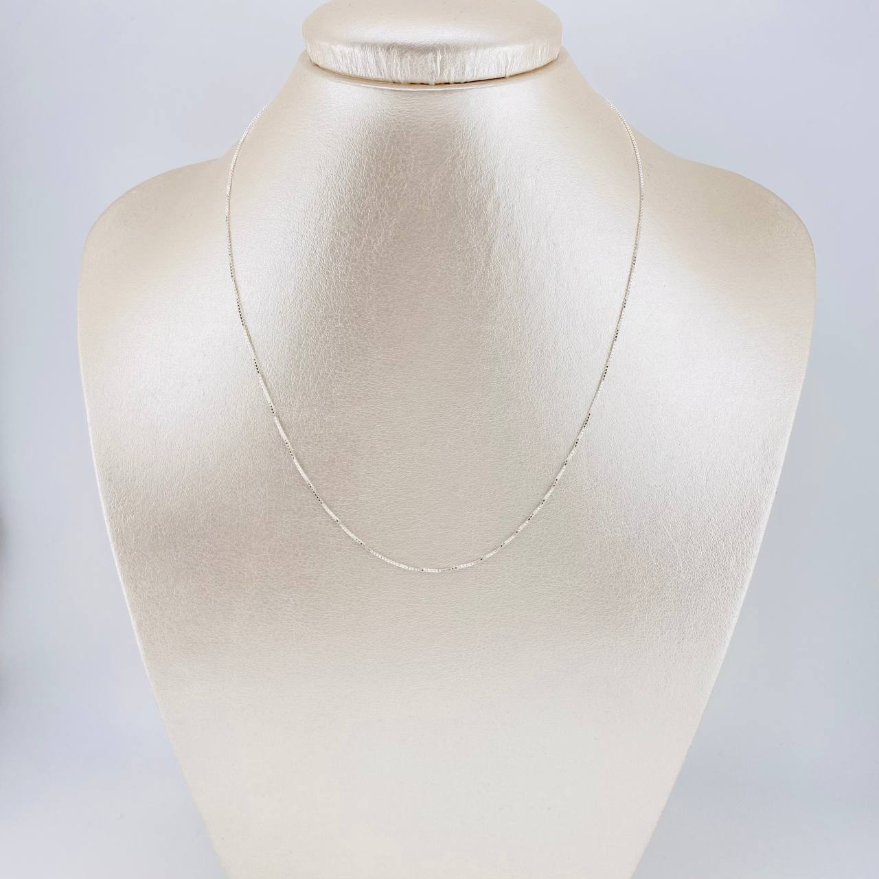 Cadena Veneciana 1.05g / 40cm / 0.8mm Plata 925