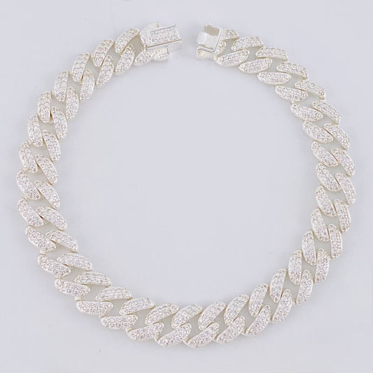 Pulso Cubano 19.5g / 21.2cm / 8.3mm Plata 925