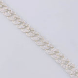 Pulso Cubana 16.85g / 18.3cm / 8.2mm Plata 925