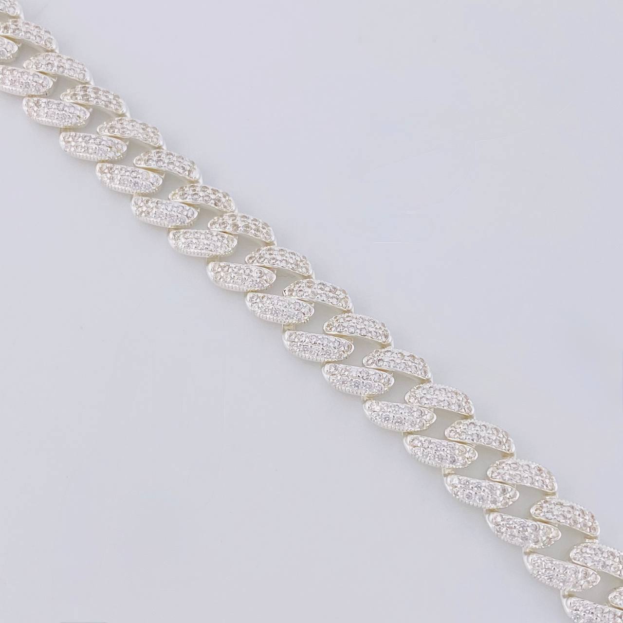 Pulso Cubano 19.35g / 21.2cm / 8.2mm Plata 925