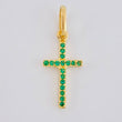 Dije Cruz Tupida 0.65g / 2.1cm Oro Amarillo 18K