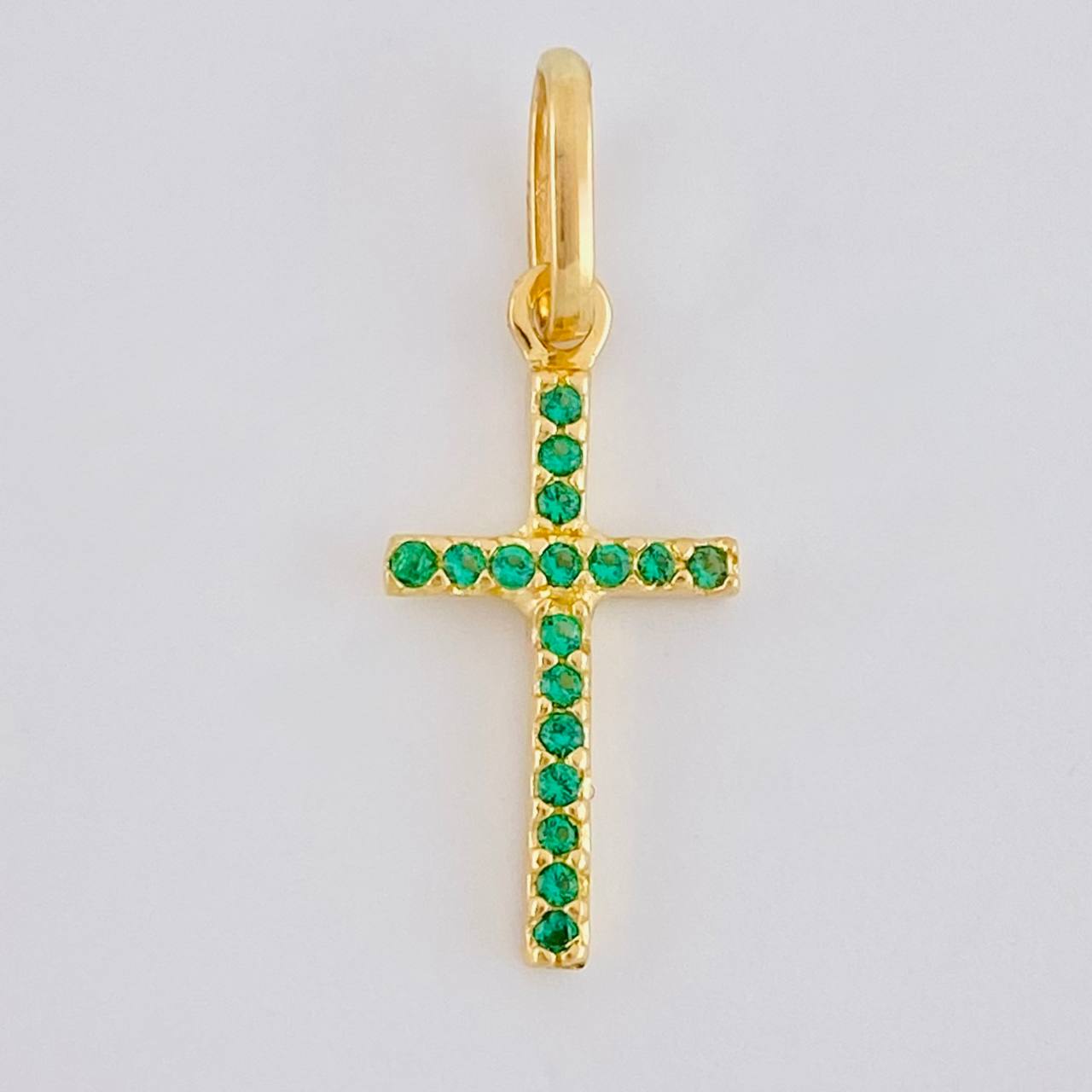 Dije Cruz Tupida 0.65g / 2cm Oro Amarillo 18K