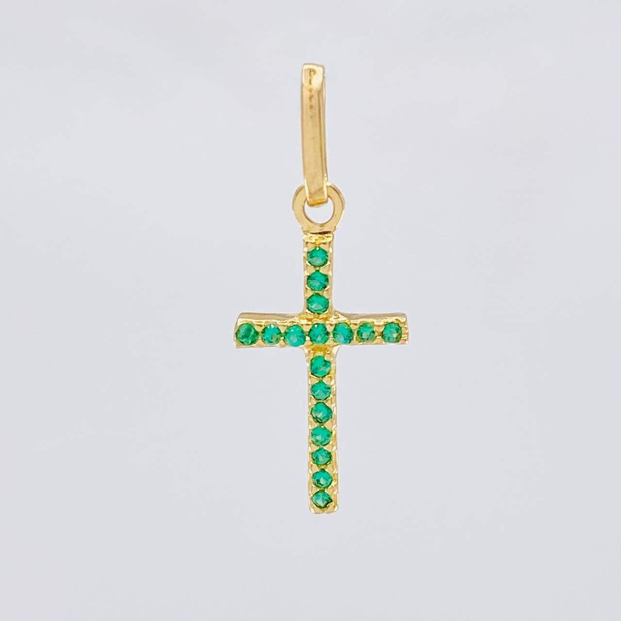 Dije Cruz Tupida 0.65g / 2.1cm Oro Amarillo 18K