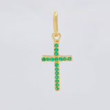 Dije Cruz Tupida 0.65g / 2.1cm Oro Amarillo 18K
