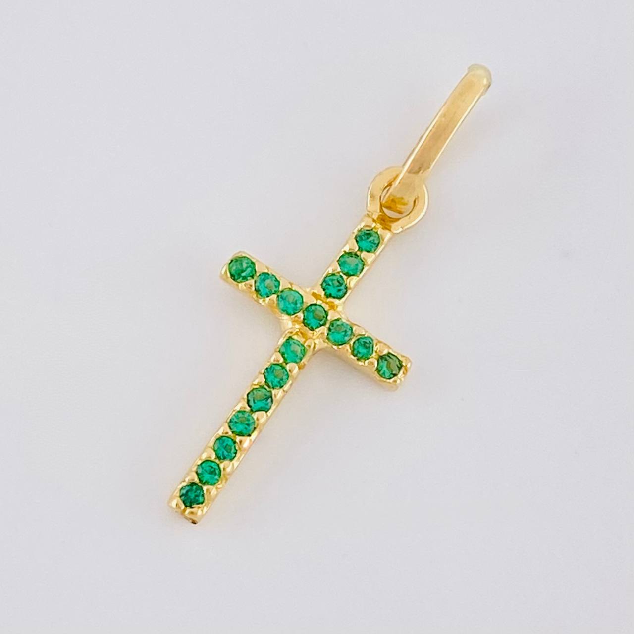 Dije Cruz Tupida 0.65g / 2cm Oro Amarillo 18K