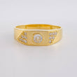Anillo Recuadro Circon Central 4.65g / T12 3/4 Oro Amarillo 18K