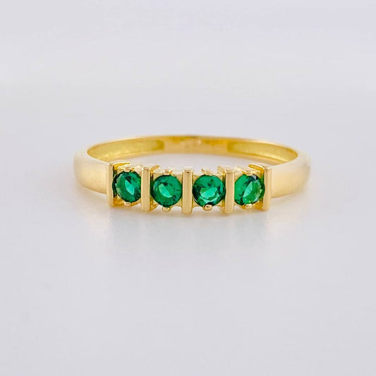 Anillo Churumbela Cuadrada 2.05g / T7 Oro Amarillo 18K