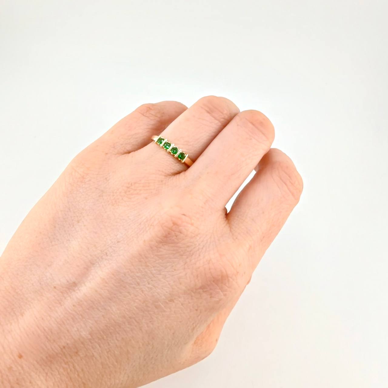 Anillo Churumbela Cuadrada 2.05g / T7 Oro Amarillo 18K