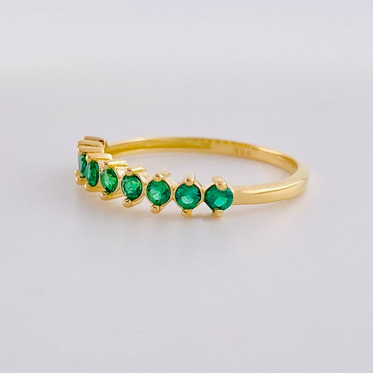 Anillo Cintillo Gota 1.75g / T7 3/4 Oro Amarillo 18K