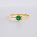 Anillo Estrella 1.4g / T6 1/4 Oro Amarillo 18K