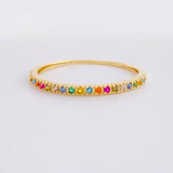 Anillo Media Churumbela 1.05g / T8 Oro Amarillo 18K