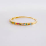 Anillo Media Churumbela 1g / T6 1/2 Oro Amarillo 18K