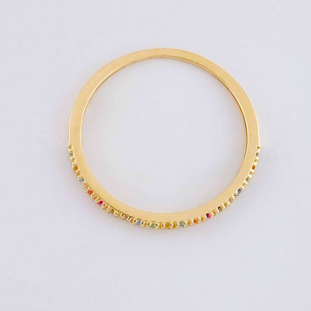 Anillo Media Churumbela 1.05g / T8 Oro Amarillo 18K