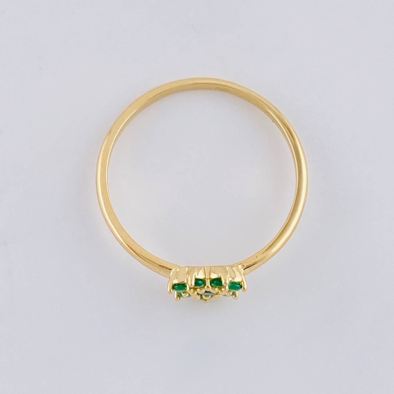 Anillo Flor Septima 1.45g / T6 Oro Amarillo 18K
