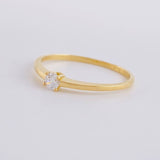 Anillo Solitario 1.25g / T6 1/4 Oro Amarillo 18K