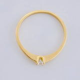 Anillo Solitario 1.25g / T6 1/4 Oro Amarillo 18K
