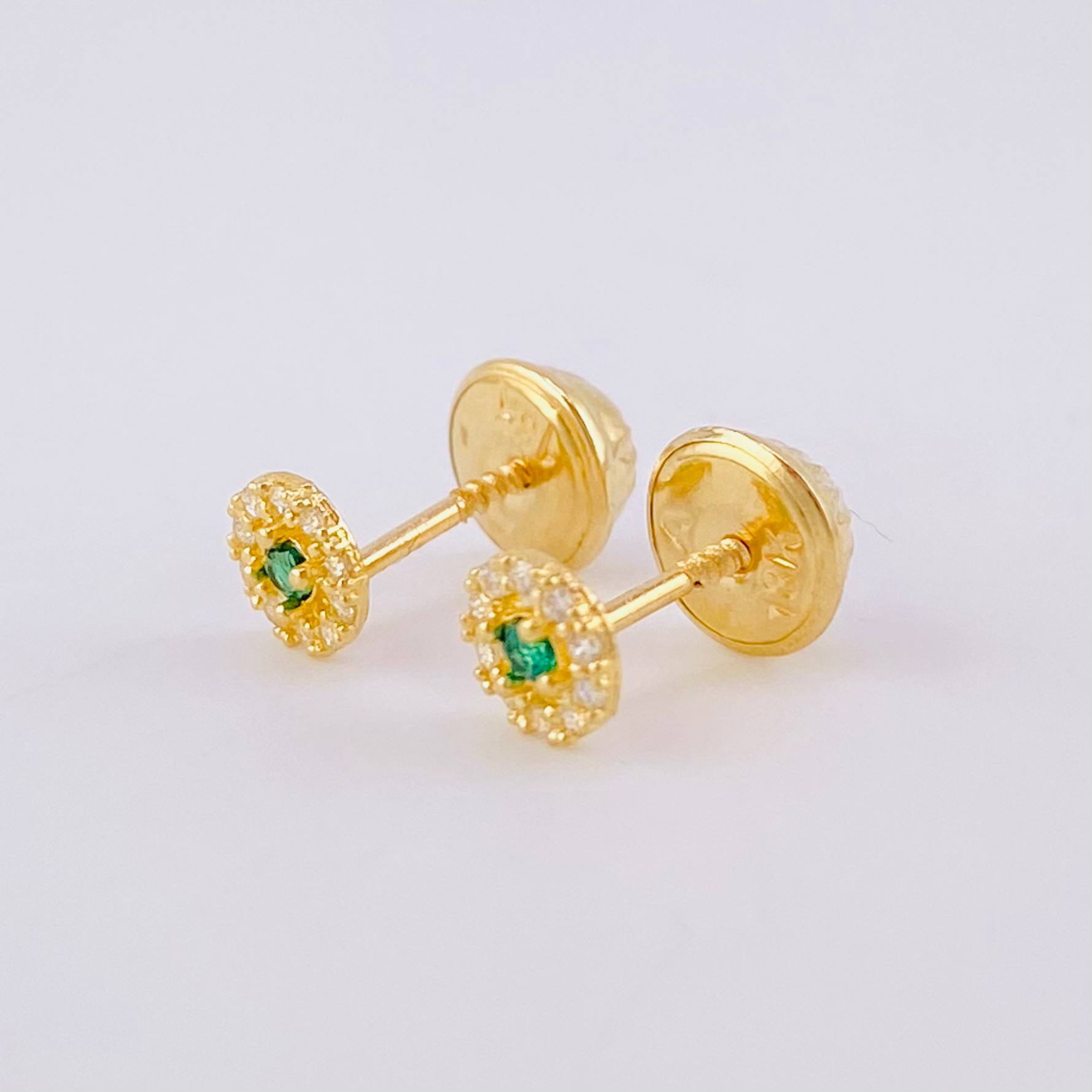 Topos Halo 0.5g / 4.4mm Oro Amarillo 18K