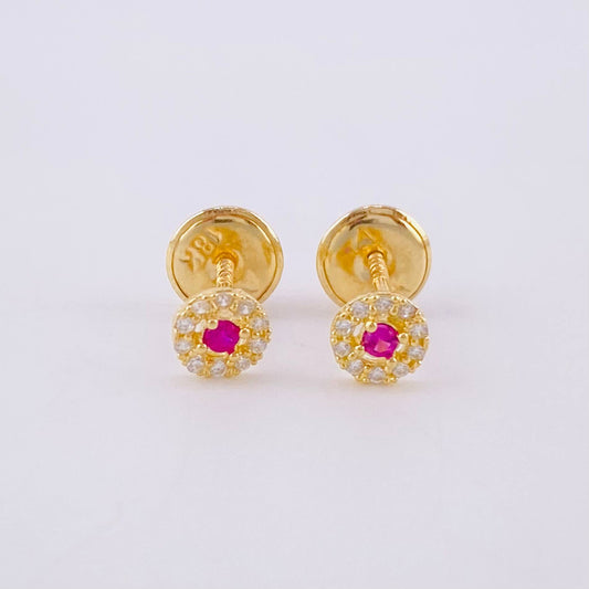 Topos Halo 0.55g / 4.4mm Oro Amarillo 18K
