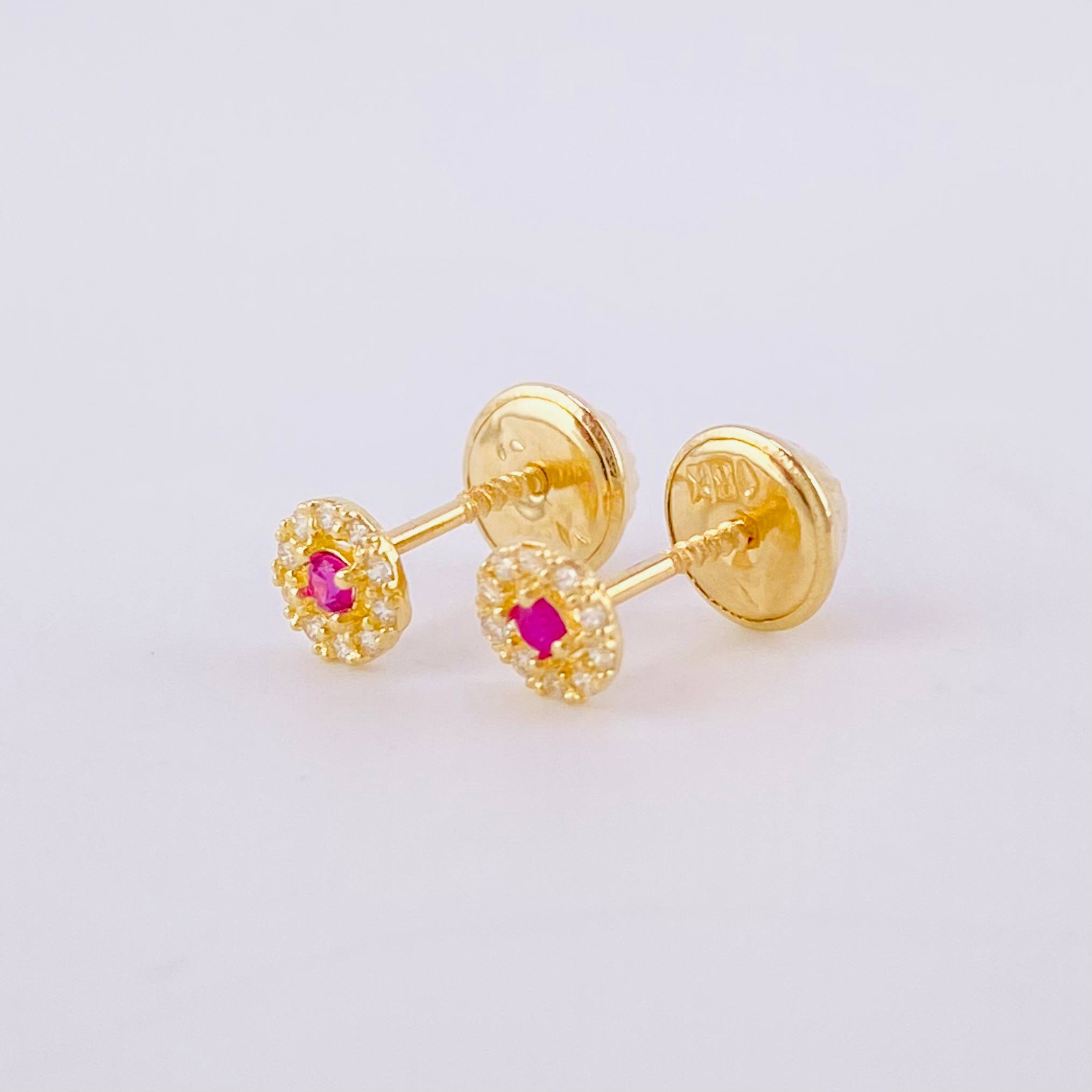 Topos Halo 0.55g / 4.4mm Oro Amarillo 18K