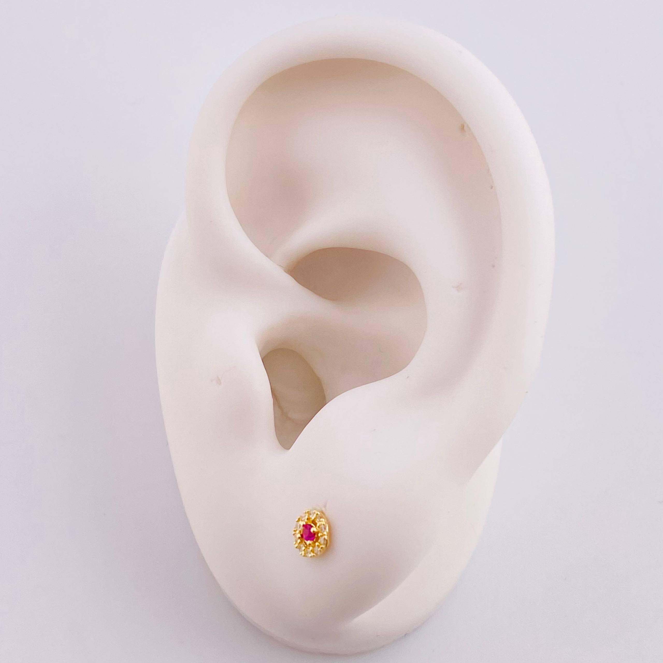 Topos Halo 0.55g / 4.4mm Oro Amarillo 18K