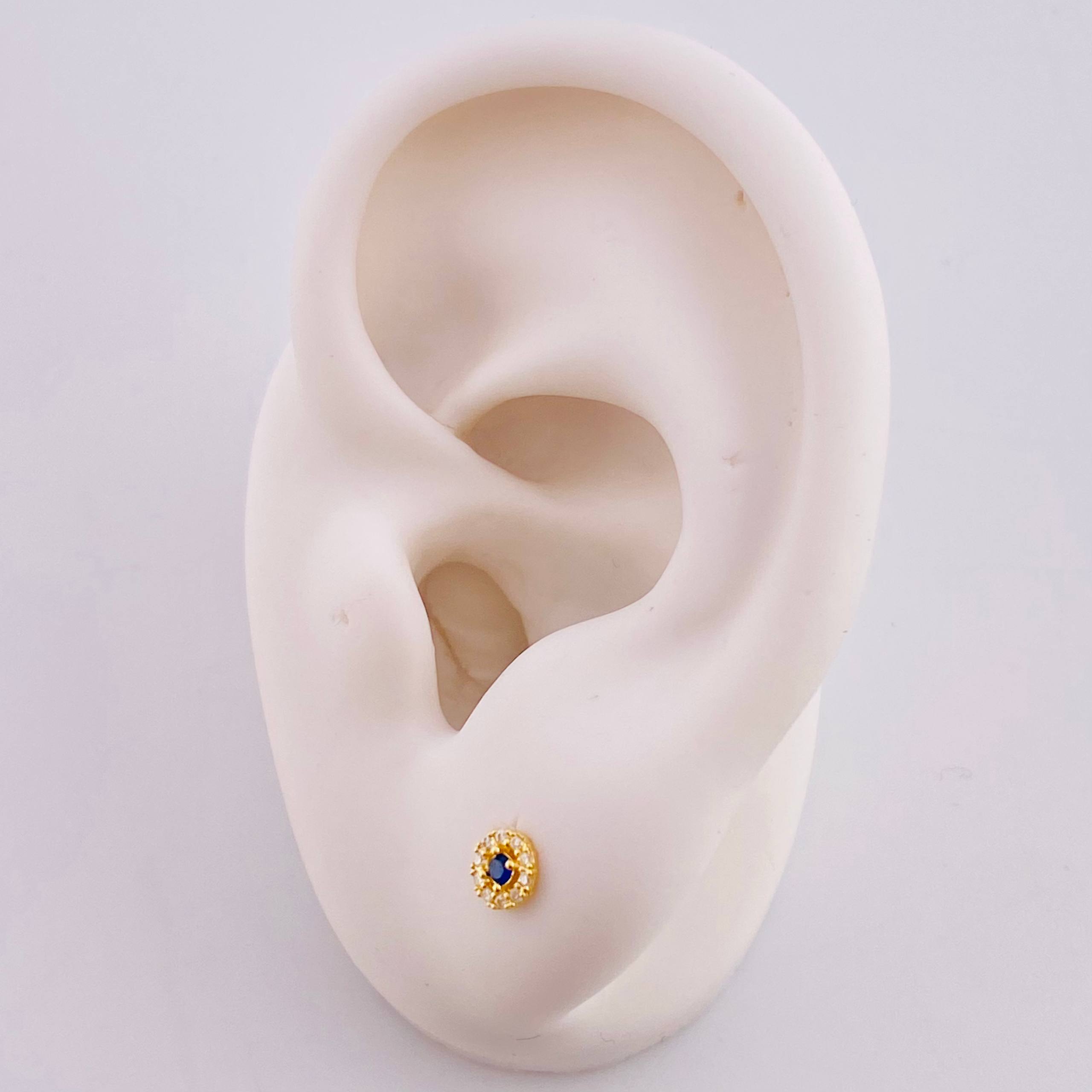 Topos Halo 0.55g / 4.4mm Oro Amarillo 18K