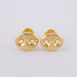 Topos Gc Diamantado 0.9g / 9.8mm Oro Amarillo 18K