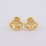 Topos Gc Diamantado 0.9g / 9.8mm Oro Amarillo 18K