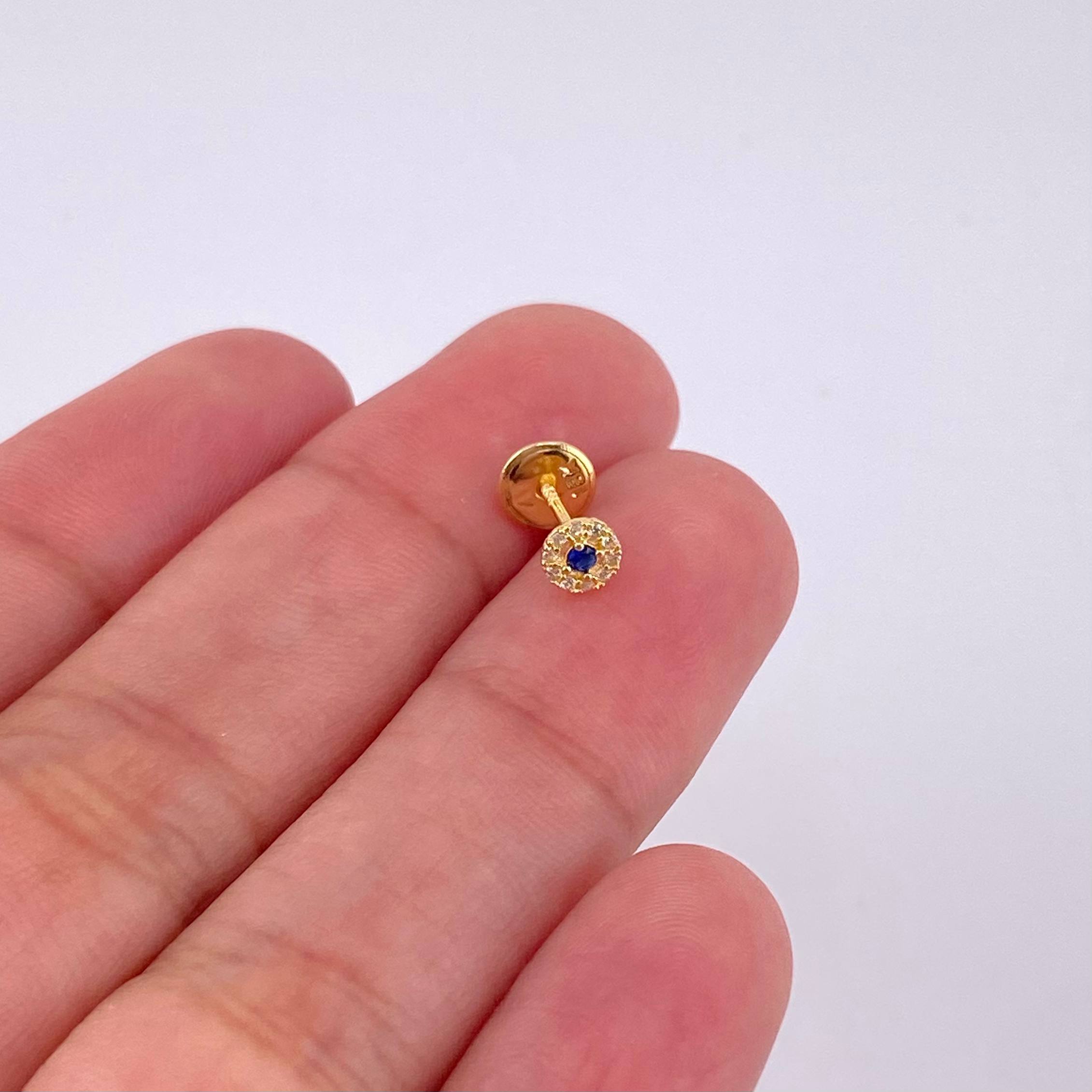 Piercing Circulo Tupido 0.25g / 4.3cm Oro Amarillo 18K