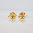 Topos Silueta Ojo 0.65g / 8.3mm Oro Amarillo 18K