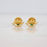 Topos Silueta Ojo 0.65g / 8.3mm Oro Amarillo 18K