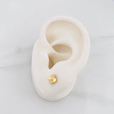 Topos Flor Trebol 0.65g / 5.25mm Oro Amarillo 18K