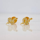 Topos Serpiente 1.05g / 5.25mm Oro Amarillo 18K