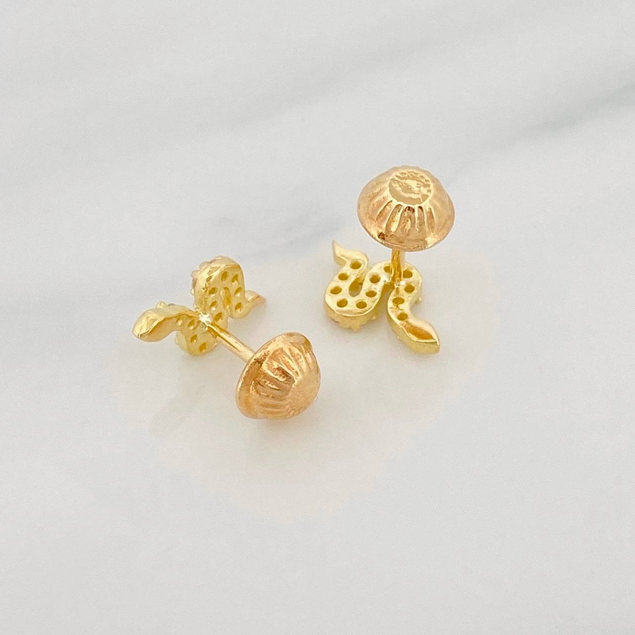 Topos Serpiente 1.05g / 5.25mm Oro Amarillo 18K
