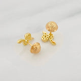 Topos Serpiente 1.05g / 5.25mm Oro Amarillo 18K