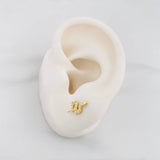 Topos Serpiente 1.05g / 5.25mm Oro Amarillo 18K