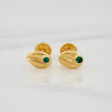 Topos Grano de Cafe 0.65g / 7.5mm Oro Amarillo 18K